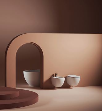 ARTCERAM FILE 2.0 závěsné WC, Rimless splachování, brown matera FLV004 41,00 Obrázek - fotka