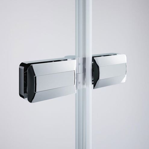 HÜPPE DESIGN PURE vanová zástěna 1000x1500 mm, levá, skládací, stříbrná lesklá/sklo čiré 8P2301.092.322 Obrázek - fotka