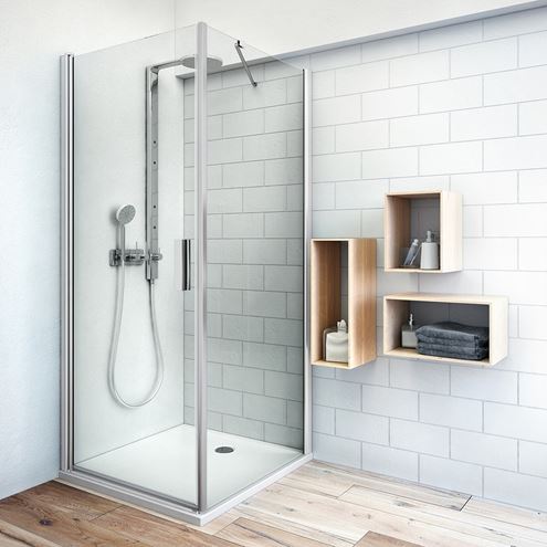 ROTH TOWER LINE TB 900 boční stěna 90x200 cm, brillant/čiré sklo 725-9000000-00-02 Obrázek - fotka
