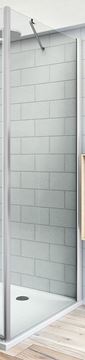 ROTH TOWER LINE TB 900 boční stěna 90x200 cm, brillant/čiré sklo