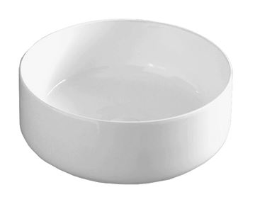 ARTCERAM COGNAC umyvadlová mísa 42 cm, bez přepadu, Saniglaze, lesklá bílá 