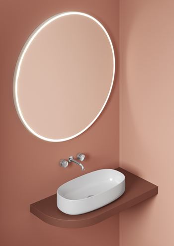 ARTCERAM COGNAC umyvadlová mísa 55 cm, bez přepadu, Saniglaze, lesklá bílá  COL003 01,34 Obrázek - fotka