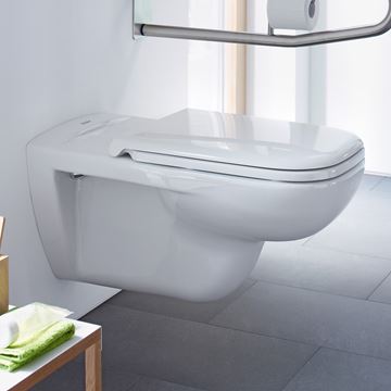 DURAVIT D-CODE bezbariérové závěsné WC 22280900002 Obrázek - fotka