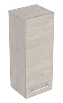 GEBERIT SELNOVA SQUARE nízká skříňka 33x29,7x85 cm, 1 dvířka, světlý ořech hickory