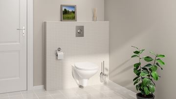 GROHE BAU CERAMIC závěsné WC se SoftClose sedátkem, Rimless splachování, alpská bílá 39351000 Obrázek - fotka