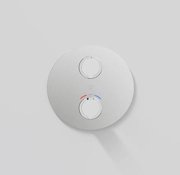 STEINBERG 100 podomítková termostatická baterie, pro 2 spotřebiče, chrom 100 4133 3 Obrázek - fotka