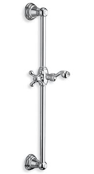 CRISTINA sprchová tyč 540 mm s držákem ruční sprchy, chrom