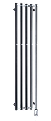 CONCEPT ORION koupelnový radiátor 1500/342, elektrický, s topnou tyčí, chrom R2C/5E Obrázek - Hlavní obrázek