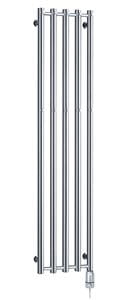 CONCEPT ORION koupelnový radiátor 1500/342, elektrický, s topnou tyčí, chrom