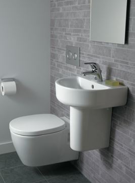 CONCEPT CUBE závěsné WC, alpská bílá E785001 Obrázek - fotka