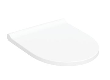 GEBERIT ACANTO WC sedátko, Soft-Closing, lesklá bílá