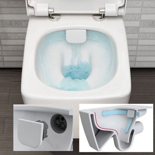 CONCEPT 100 METROPOLE závěsné WC, Rim-Ex splachování, alpská bílá 7672B003-0075 Obrázek - fotka