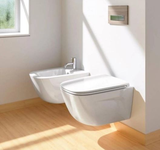CONCEPT 300 závěsné WC, Rimless splachování, Cataglaze VSRCO300 Obrázek - fotka