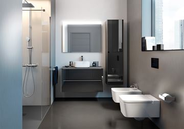 ROCA INSPIRA SQUARE závěsné WC, Rimless splachování A346537000 Obrázek - fotka