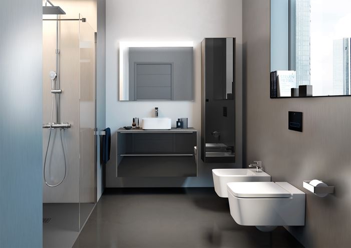 ROCA INSPIRA SQUARE závěsné WC, Rimless splachování A346537000 Obrázek - fotka