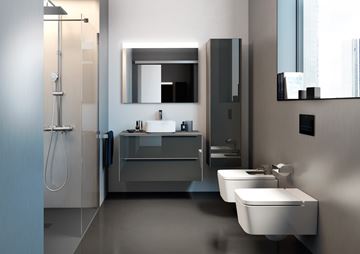 ROCA INSPIRA SQUARE závěsné WC, Rimless splachování A346537000 Obrázek - fotka
