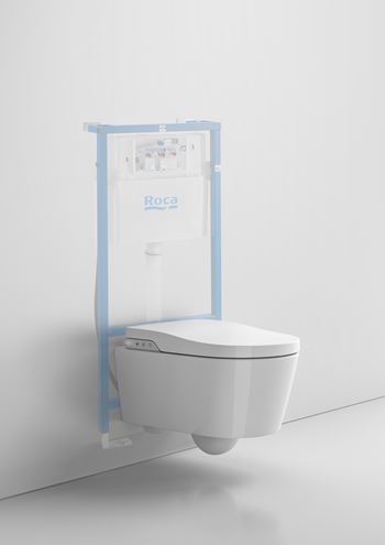 ROCA INSPIRA IN WASH závěsné WC s bidetovým sedátkem, SoftClose, Rimless, s ovládáním A803060001 Obrázek - fotka