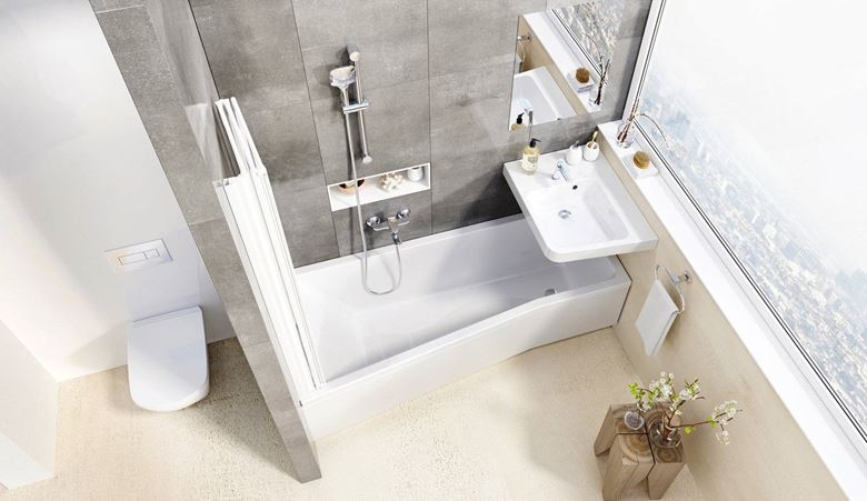 RAVAK 972.00 sprchová tyč 665 mm s držákem ruční sprchy, chrom X07P012 Obrázek - fotka