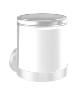 EMCO ROUND dávkovač tekutého mýdla 155 ml, se senzorem, nástěnný, sklo, bílá