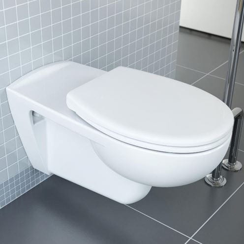CONCEPT 100 bezbariérové závěsné WC, ploché splachování, alpská bílá 5811B003-0075 Obrázek - fotka