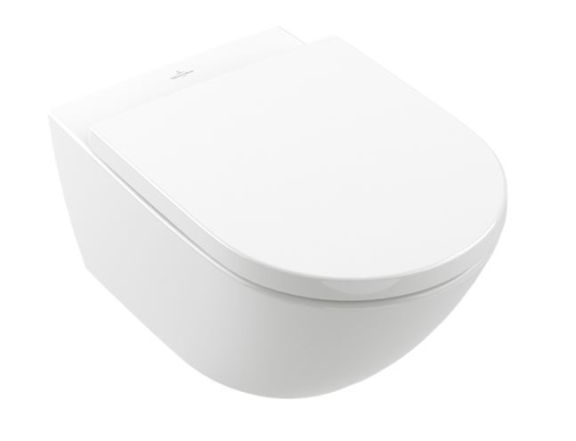 VILLEROY & BOCH VERITY EXCLUSIVE závěsné WC, se SoftClosing sedátkem, TwistFlush splachování, CeramicPlus, alpská bílá 4673TSR1 Obrázek - Hlavní obrázek