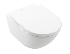 VILLEROY & BOCH VERITY EXCLUSIVE závěsné WC, se SoftClosing sedátkem, TwistFlush splachování, CeramicPlus, alpská bílá