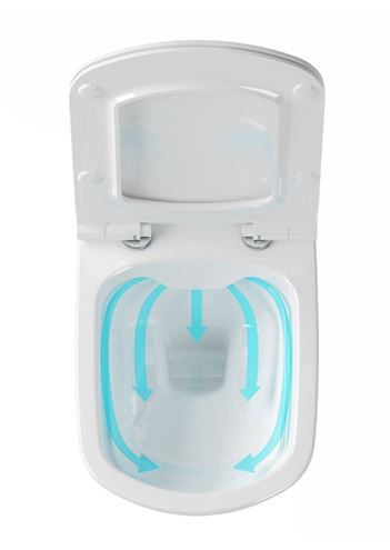 RAVAK CLASSIC závěsné WC, RimOff splachování X01671 Obrázek - fotka