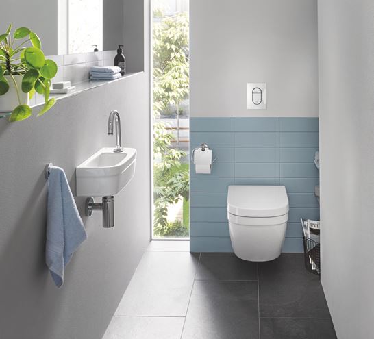 GROHE EURO CERAMIC závěsné WC, Rimless, Triple Vortex splachování, PureGuard, alpská bílá 3920600H Obrázek - fotka
