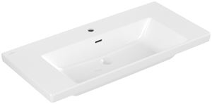 VILLEROY & BOCH VERITY EXCLUSIVE umyvadlo 100 cm, s otvorem pro baterii a přepadem, CeramicPlus, alpská bílá