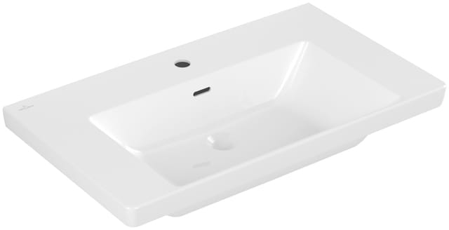 VILLEROY & BOCH VERITY EXCLUSIVE umyvadlo 80 cm, s otvorem pro baterii a přepadem, CeramicPlus, alpská bílá 5A3080R1 Obrázek - Hlavní obrázek