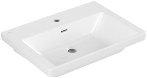 VILLEROY & BOCH VERITY EXCLUSIVE umyvadlo 65 cm, s otvorem pro baterii a přepadem, CeramicPlus, alpská bílá