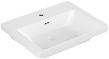 VILLEROY & BOCH VERITY EXCLUSIVE umyvadlo 60 cm, s otvorem pro baterii a přepadem, alpská bílá