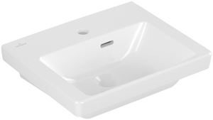 VILLEROY & BOCH VERITY EXCLUSIVE umývátko 45 cm, s otvorem pro baterii a přepadem, CeramicPlus, alpská bílá