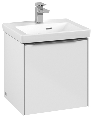VILLEROY & BOCH VERITY EXCLUSIVE umývátko 45 cm, s otvorem pro baterii a přepadem, CeramicPlus, alpská bílá 530145R1 Obrázek - fotka