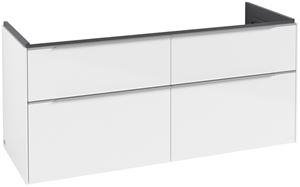 VILLEROY & BOCH VERITY EXCLUSIVE skříňka pod umyvadlo 127,2x47,8x57,6 cm, 4 zásuvky, Brilliant White
