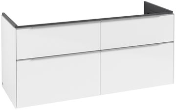 VILLEROY & BOCH VERITY EXCLUSIVE skříňka pod umyvadlo 127,2x47,8x57,6 cm, 4 zásuvky, Brilliant White