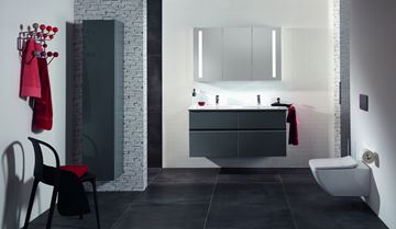 VILLEROY & BOCH VERITY EXCLUSIVE skříňka pod umyvadlo 127,2x47,8x57,6 cm, 4 zásuvky, Graphite C25800VR Obrázek - fotka