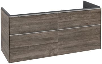 VILLEROY & BOCH VERITY EXCLUSIVE skříňka pod umyvadlo 127,2x47,8x57,6 cm, 4 zásuvky, Stone Oak
