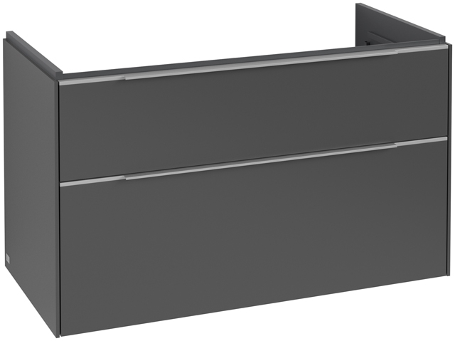 VILLEROY & BOCH VERITY EXCLUSIVE skříňka pod umyvadlo 97,3x47,8x57,6 cm, 2 zásuvky, Graphite C25900VR Obrázek - Hlavní obrázek