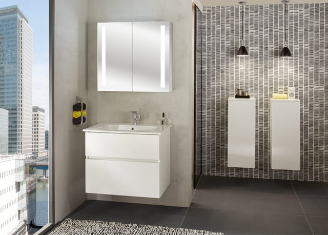 VILLEROY & BOCH VERITY EXCLUSIVE skříňka pod umyvadlo 97,3x47,8x57,6 cm, 2 zásuvky, Kansas Oak C25900RH Obrázek - fotka