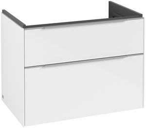 VILLEROY & BOCH VERITY EXCLUSIVE skříňka pod umyvadlo 77,2x47,8x57,6 cm, 2 zásuvky, Brilliant White