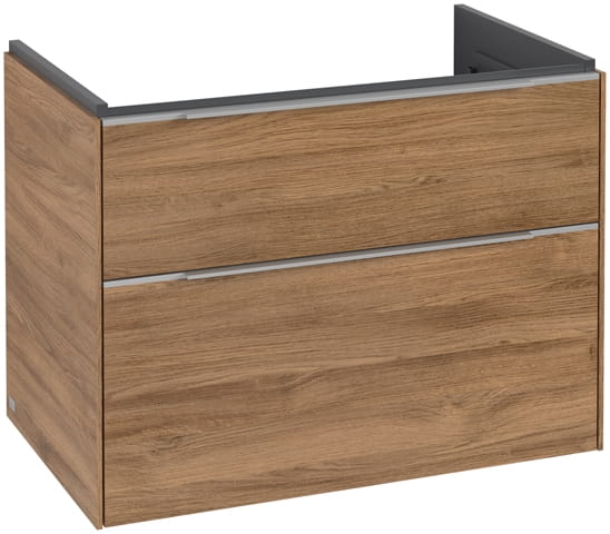 VILLEROY & BOCH VERITY EXCLUSIVE skříňka pod umyvadlo 77,2x47,8x57,6 cm, 2 zásuvky, Kansas Oak C26000RH Obrázek - Hlavní obrázek