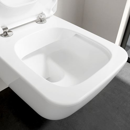 VILLEROY & BOCH VENTICELLO závěsné WC, DirectFlush splachování, CeramicPlus, alpská bílá 4611R0R1 Obrázek - fotka