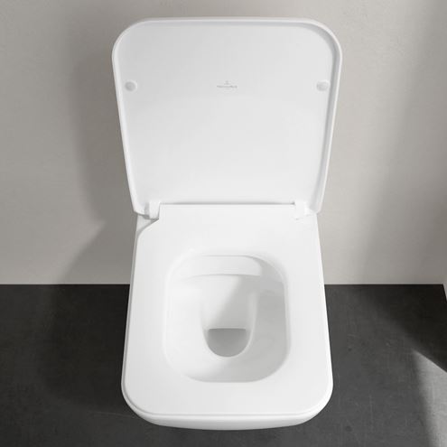 VILLEROY & BOCH VENTICELLO závěsné WC, DirectFlush splachování, CeramicPlus, alpská bílá 4611R0R1 Obrázek - fotka