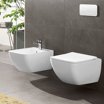VILLEROY & BOCH VENTICELLO závěsné WC, DirectFlush splachování, CeramicPlus, alpská bílá 4611R0R1 Obrázek - fotka
