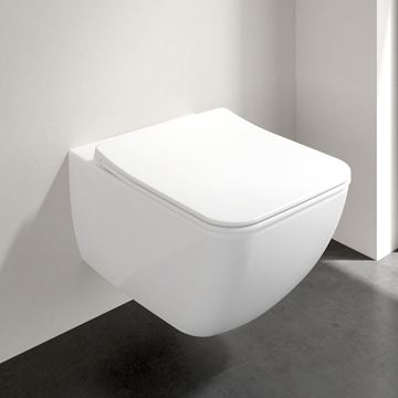 VILLEROY & BOCH VENTICELLO závěsné WC, se SoftClosing sedátkem, DirectFlush splachování, alpská bílá 4611RL01 Obrázek - fotka