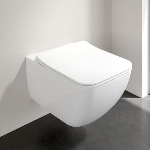 VILLEROY & BOCH VENTICELLO závěsné WC, se SoftClosing sedátkem, DirectFlush splachování, alpská bílá 4611RL01 Obrázek - fotka