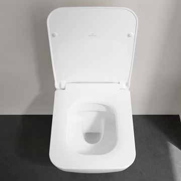VILLEROY & BOCH VENTICELLO závěsné WC, se SoftClosing sedátkem, DirectFlush splachování, alpská bílá 4611RL01 Obrázek - fotka