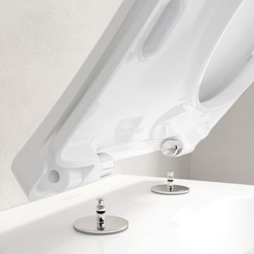 VILLEROY & BOCH VENTICELLO závěsné WC, se SoftClosing sedátkem, DirectFlush splachování, alpská bílá 4611RL01 Obrázek - fotka