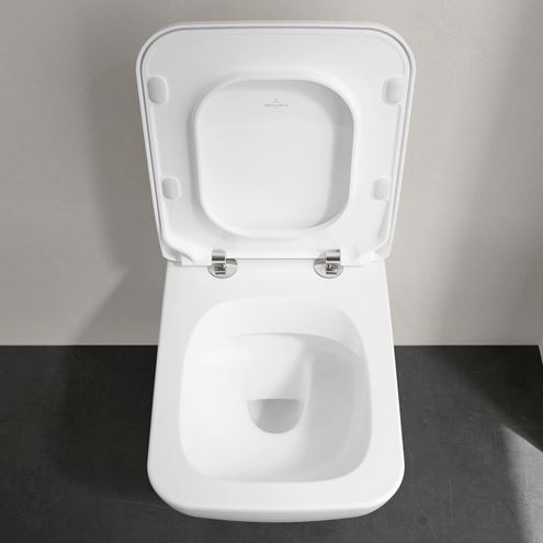 VILLEROY & BOCH VENTICELLO závěsné WC, se SoftClosing sedátkem, DirectFlush splachování, alpská bílá 4611RS01 Obrázek - fotka